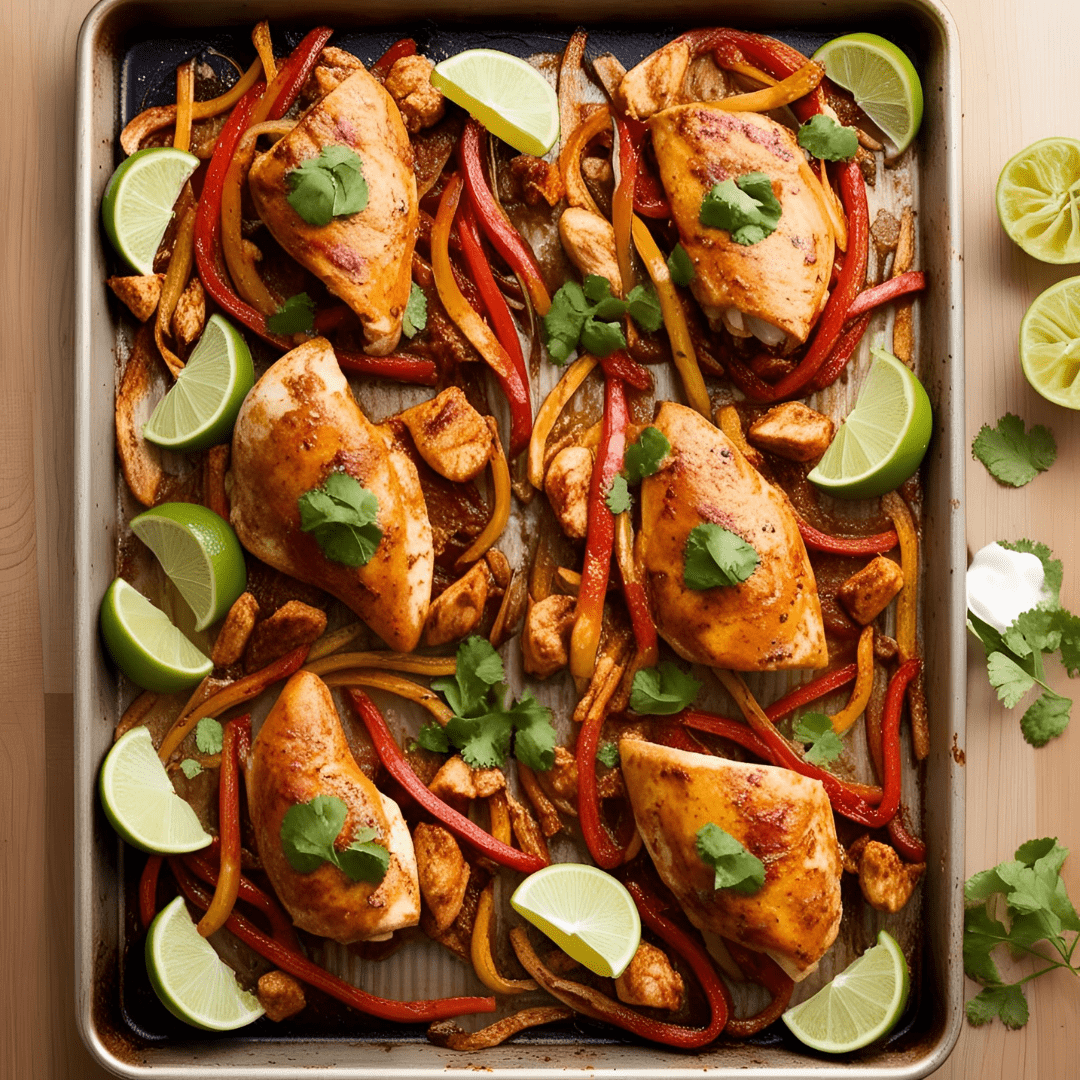 Sheet Pan Chicken Fajitas