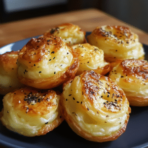 Creamy Potato Puffs with Cheese Delight