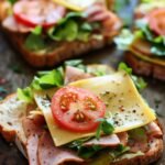 Polish kanapki with cheese and ham 1024x1536 1