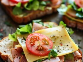 Polish kanapki with cheese and ham 1024x1536 1