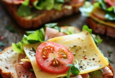 Polish kanapki with cheese and ham 1024x1536 1