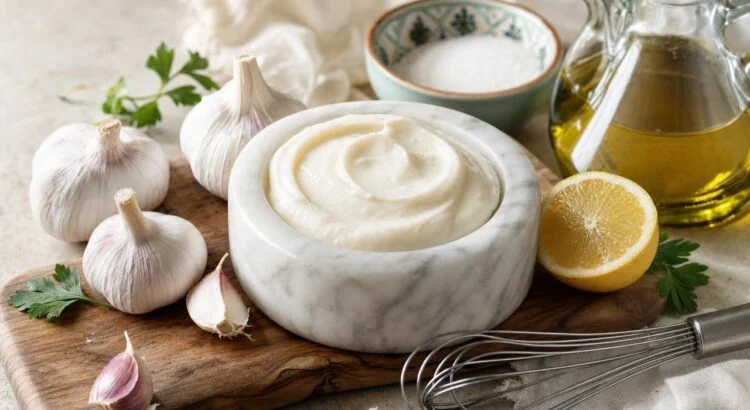 les meilleures purees a lail nincluent jamais doeuf voici ce quutilisent les cuisiniers libanais 750x410 1